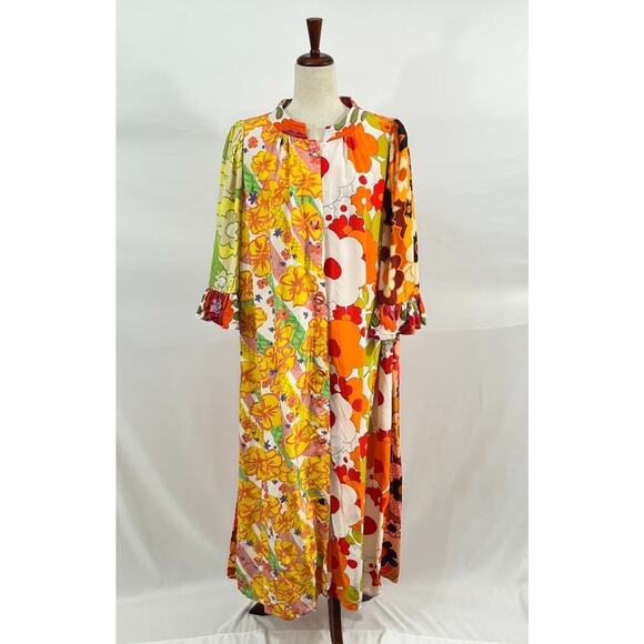 CELIAB Celia B Sz S Small Titanite Duster Caftan Kaftan Jacket Cardigan Coverup - Picture 2 of 12
